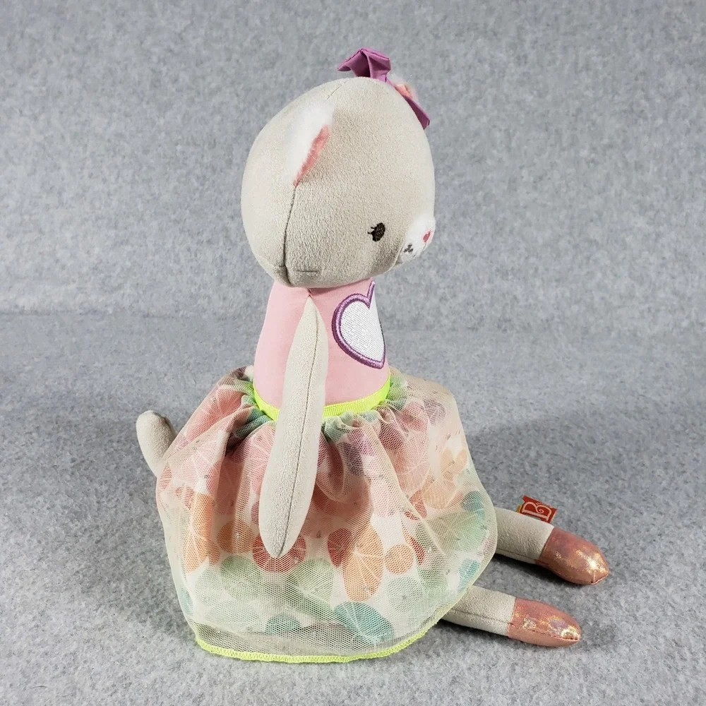 B. is for Bonbon Plush‎ Cat Doll Pink Floral Dress Ballet Shoes Heart Purple Bow